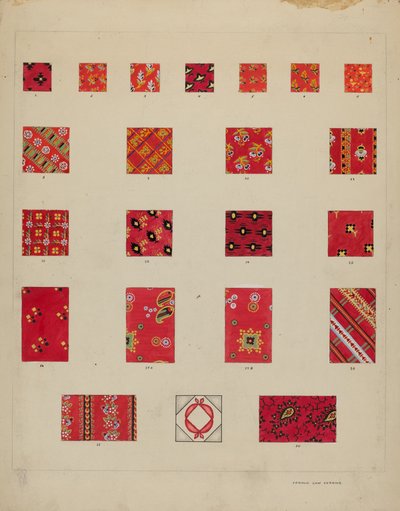 Baskılı Kapitone Yamalar by Francis Law Durand