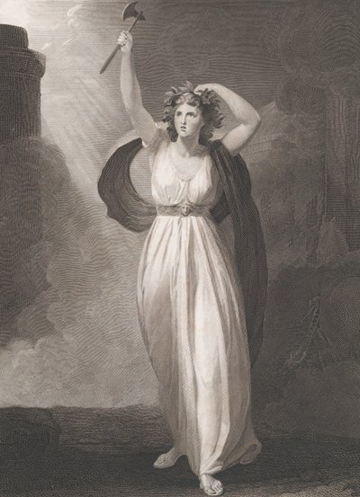 Cassandra Raving Shakespeare, Troilus and Cressida, Act 2,..., ilk kez 1795