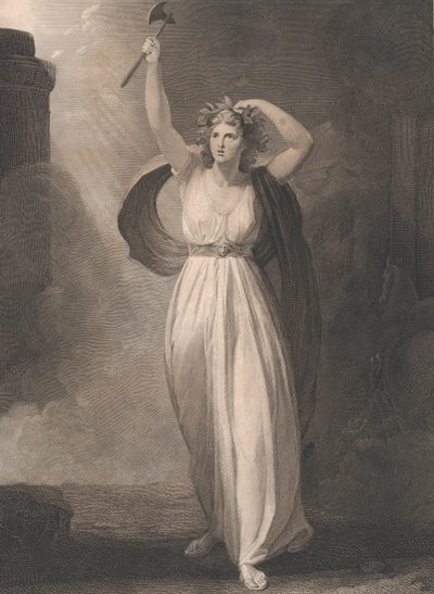 Cassandra Raving Shakespeare, Troilus and Cressida, Act 2,..., ilk kez 1795
