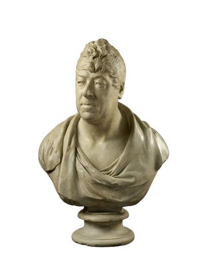 Hafod Thomas Johnes büstü, MP, FRS, 1811 (alçı) by Francis Legatt Chantrey