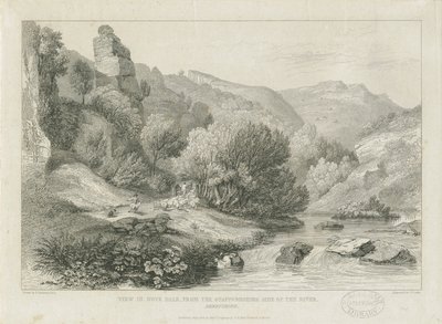 Dovedale - manzara: gravür ve [19. yüzyıl] by Francis Legatt Chantrey