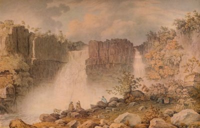Yüksek Kuvvet, Teesdale, c1807 by Francis Nicholson