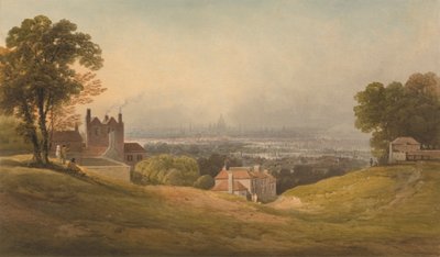Blackheath'ten Londra by Francis Nicholson
