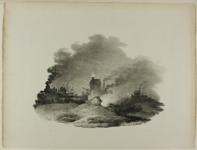 Yakın Wellington, Shropshire by Francis Nicholson