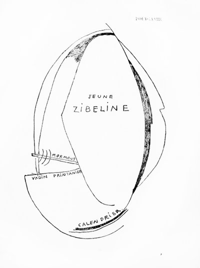 Poemes et Dessins de la Fille nee sans Mere, no.15, Imprimeries Reunies tarafından yayınlanmıştır, Lozan by Francis Picabia