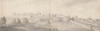 Windsor Kalesi'nin Kapsamlı Görünümü by Francis Place