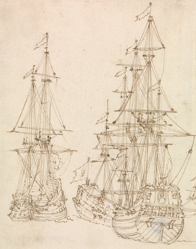 Gemi Çalışmaları by Francis Place