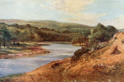 Tweed üzerinde Ashiestiel by Francis S. Walker