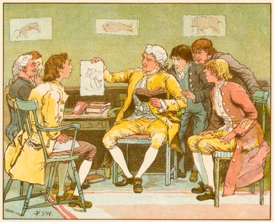 Oliver Goldsmith tarafından Terkedilmiş Köy by Francis S. Walker