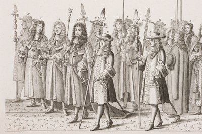 James II taç giyme alayı by Francis Sandford
