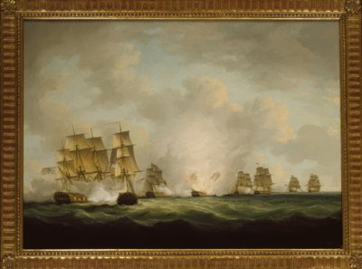 İspanyol Hazinesinin Ele Geçirilmesi Cadiz Açıklarında by Francis Sartorius