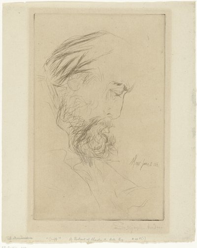 Portret van Charles Cole Griff by Francis Seymour Haden (Sir) (signed by artist)
