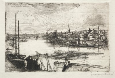 Battersea Erişimi by Francis Seymour Haden