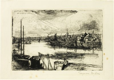 Battersea Erişimi by Francis Seymour Haden