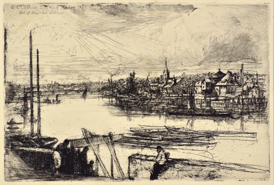 Battersea Erişimi by Francis Seymour Haden