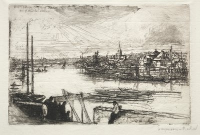 Battersea Erişimi, 1843. by Francis Seymour Haden