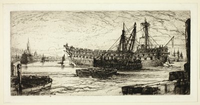 Agamemnon'un Dağılması, No. 1 by Francis Seymour Haden