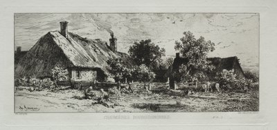 Burgonya Kulübeleri by Francis Seymour Haden