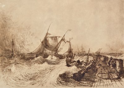 Calais Limanı by Francis Seymour Haden