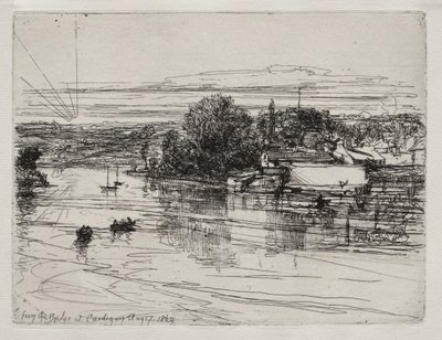 Hırka Köprüsü by Francis Seymour Haden