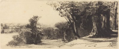 Sabah Erken - Richmond by Francis Seymour Haden