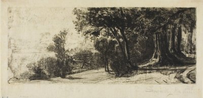 Sabah Erken, Richmond Parkı by Francis Seymour Haden