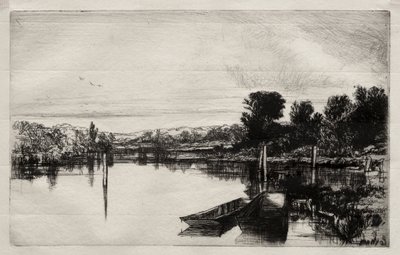 egham by Francis Seymour Haden
