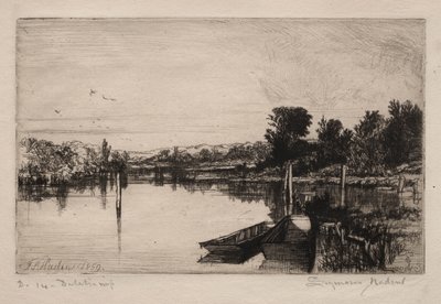 egham by Francis Seymour Haden
