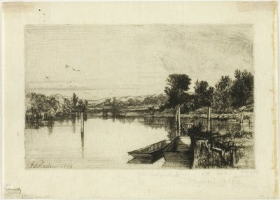 egham by Francis Seymour Haden