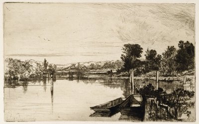 egham by Francis Seymour Haden
