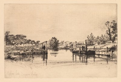 Egham Kilidi by Francis Seymour Haden