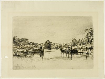 Egham Kilidi by Francis Seymour Haden