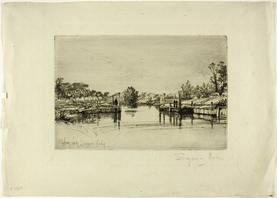 Egham Kilidi by Francis Seymour Haden