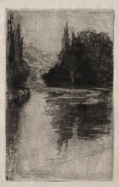 Akşam by Francis Seymour Haden