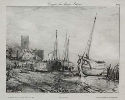 Sahil Boyunca Balıkçı Tekneleri by Francis Seymour Haden
