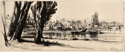 Fulham (gravür) by Francis Seymour Haden