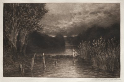 Grayling Balıkçılık, 1897. by Francis Seymour Haden