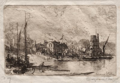 Harry Kelly'nin, Putney by Francis Seymour Haden