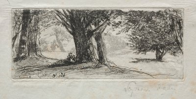 kutsal alan by Francis Seymour Haden