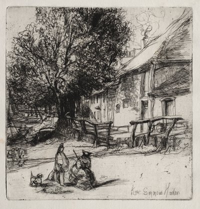 Kew Tarafı by Francis Seymour Haden