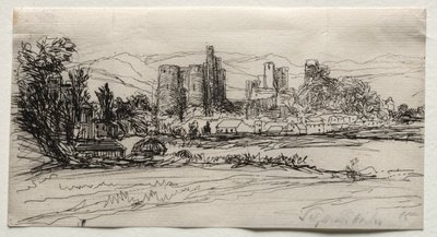 Kidwelly Kalesi by Francis Seymour Haden