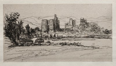 Kidwelly Kalesi. by Francis Seymour Haden