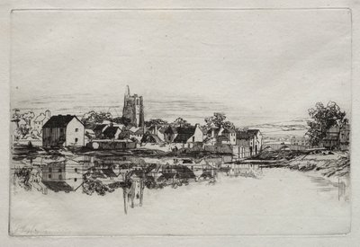 Kidwelly Kasabası by Francis Seymour Haden
