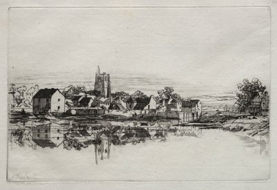 Kidwelly Kasabası, 1859. by Francis Seymour Haden