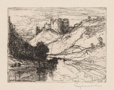 Kilgaren Kalesi, 1864. by Francis Seymour Haden