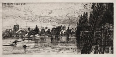 Eski Chelsea Kilisesi by Francis Seymour Haden