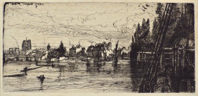 Eski Chelsea Kilisesi by Francis Seymour Haden