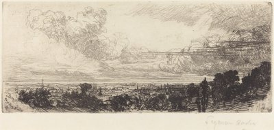 Çalışma Dışı Penceresi by Francis Seymour Haden