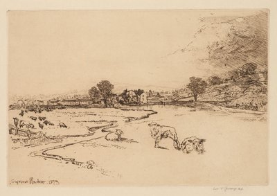 Sawley Manastırı by Francis Seymour Haden