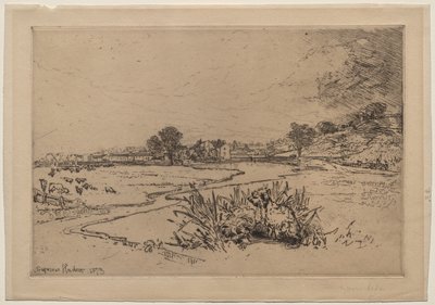 Sawley Manastırı by Francis Seymour Haden